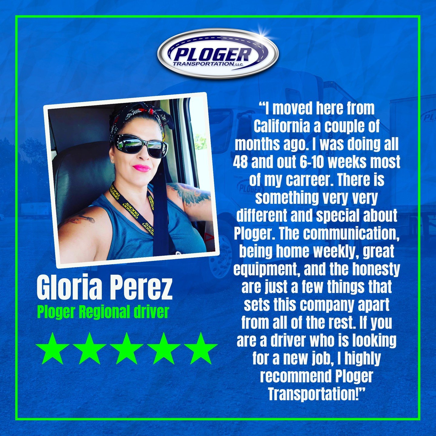 Gloria Perez ✨✨ Our Recruiter Chris had this to say about Gloria. &quot;Gloria is a great person. She has determination, loyalty, and she always has a smile on her face and a kind word to say. When Gloria first called, she had a lot of questions. A d